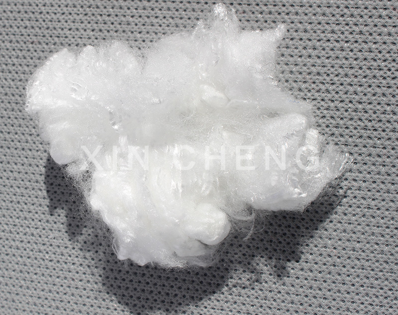 Recycled polyester staple fiber