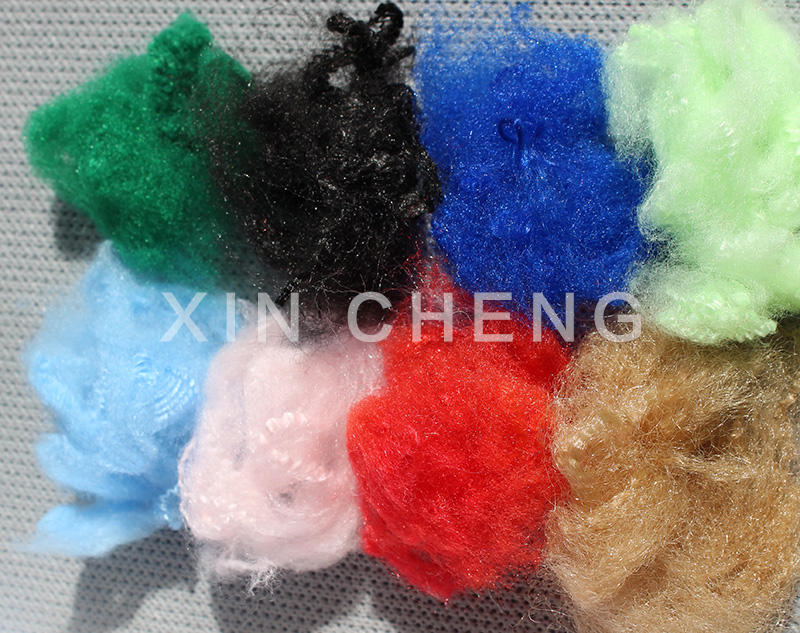 Recycled polyester staple fiber